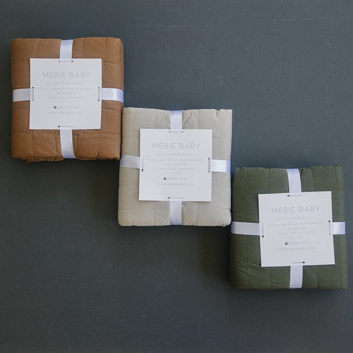 Mebie Baby Mustard Bamboo Quilt - 