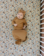 Mebie Baby Mustard Bamboo Rayon Knot Gown 0 to 3 Months Unisex Mebie Baby - 