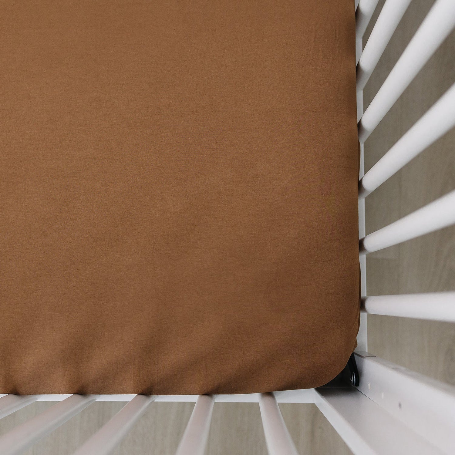 Mebie Baby Mustard Bamboo Stretch Crib Sheet Mebie Baby Soft Easy Care Sleep - 