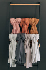 Mebie Baby Mustard Bamboo Stretch Swaddle By Mebie Baby Lightweight Breathable - 