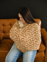 Mebie Baby Mustard Floral Bamboo Multi - Use Cover - 