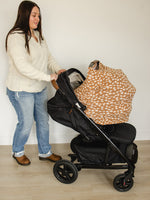 Mebie Baby Mustard Floral Bamboo Multi - Use Cover - 