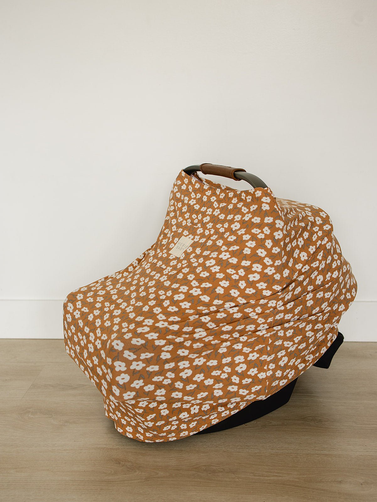 Mebie Baby Mustard Floral Bamboo Multi - Use Cover - 