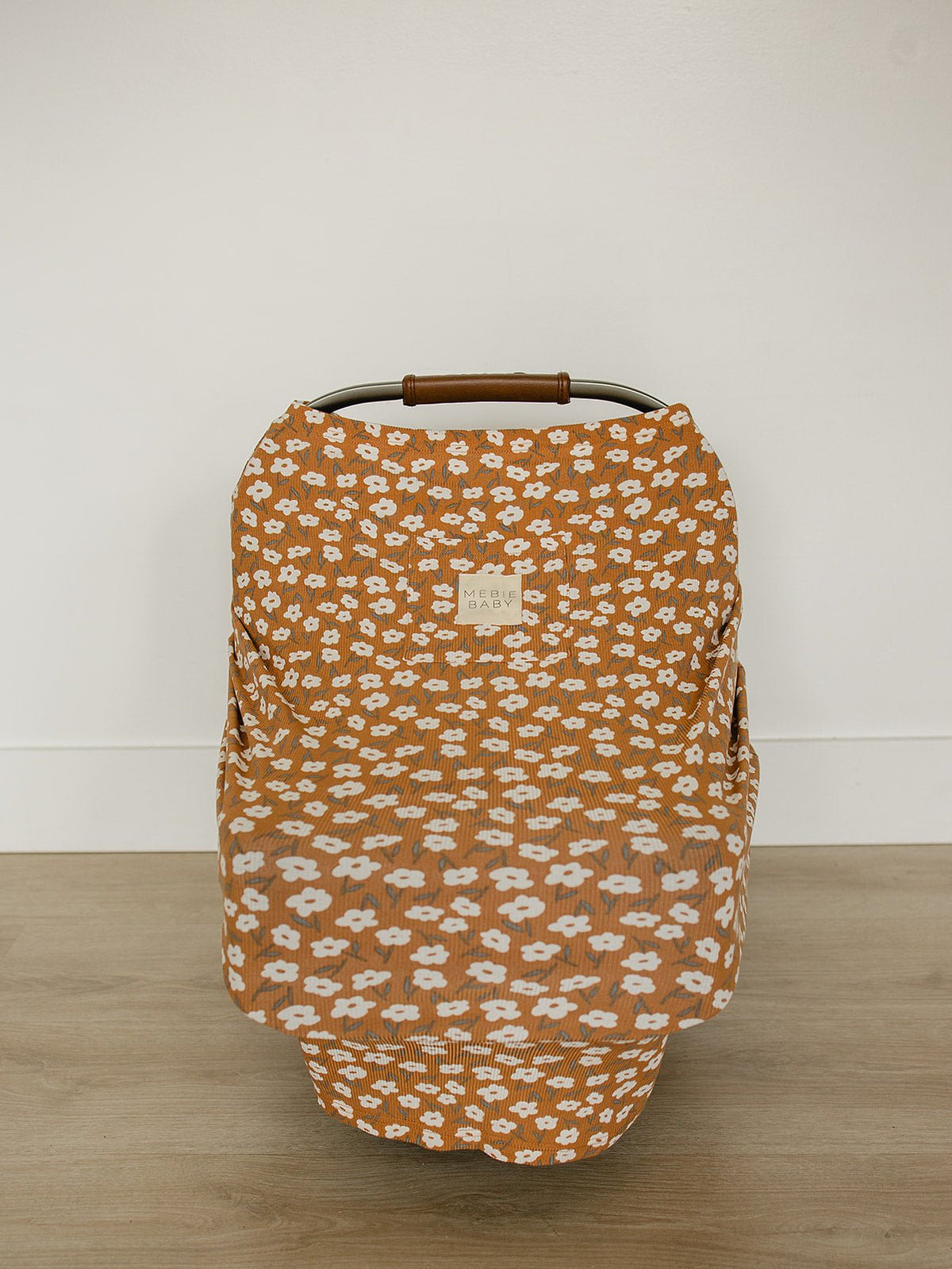 Mebie Baby Mustard Floral Bamboo Multi - Use Cover - 