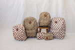 Mebie Baby Mustard Floral Large Backpack - 