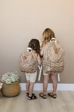 Mebie Baby Mustard Floral Large Backpack - 