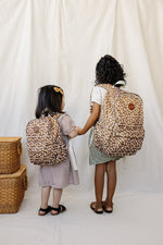 Mebie Baby Mustard Floral Large Backpack - 