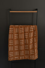 Mebie Baby Mustard Mudcloth Muslin Quilt For Nursery And Toddler Bed - 