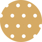 Texas Tushies Mustard Polka Dots Baby Bib with Pocket for Messy Eaters - 