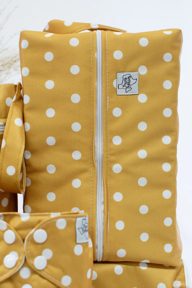 Mustard Polka Dots - Pod - Everetts Place: Online Boutique