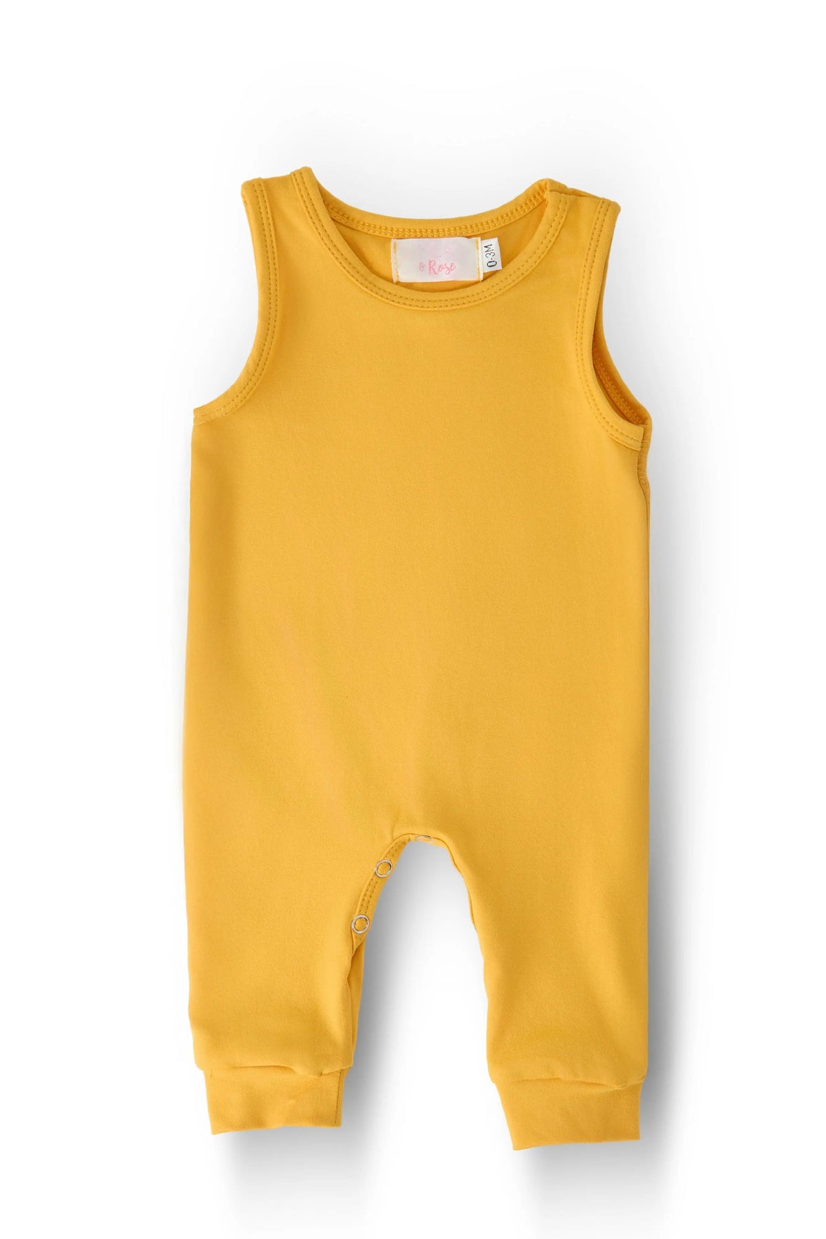 Mila & Rose ® Mustard Tank One - Piece Jogger - 