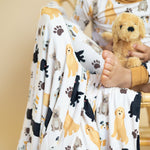 Hugga Babies Mutts About You Huggable Blanket - Everetts Place Boutique - 
