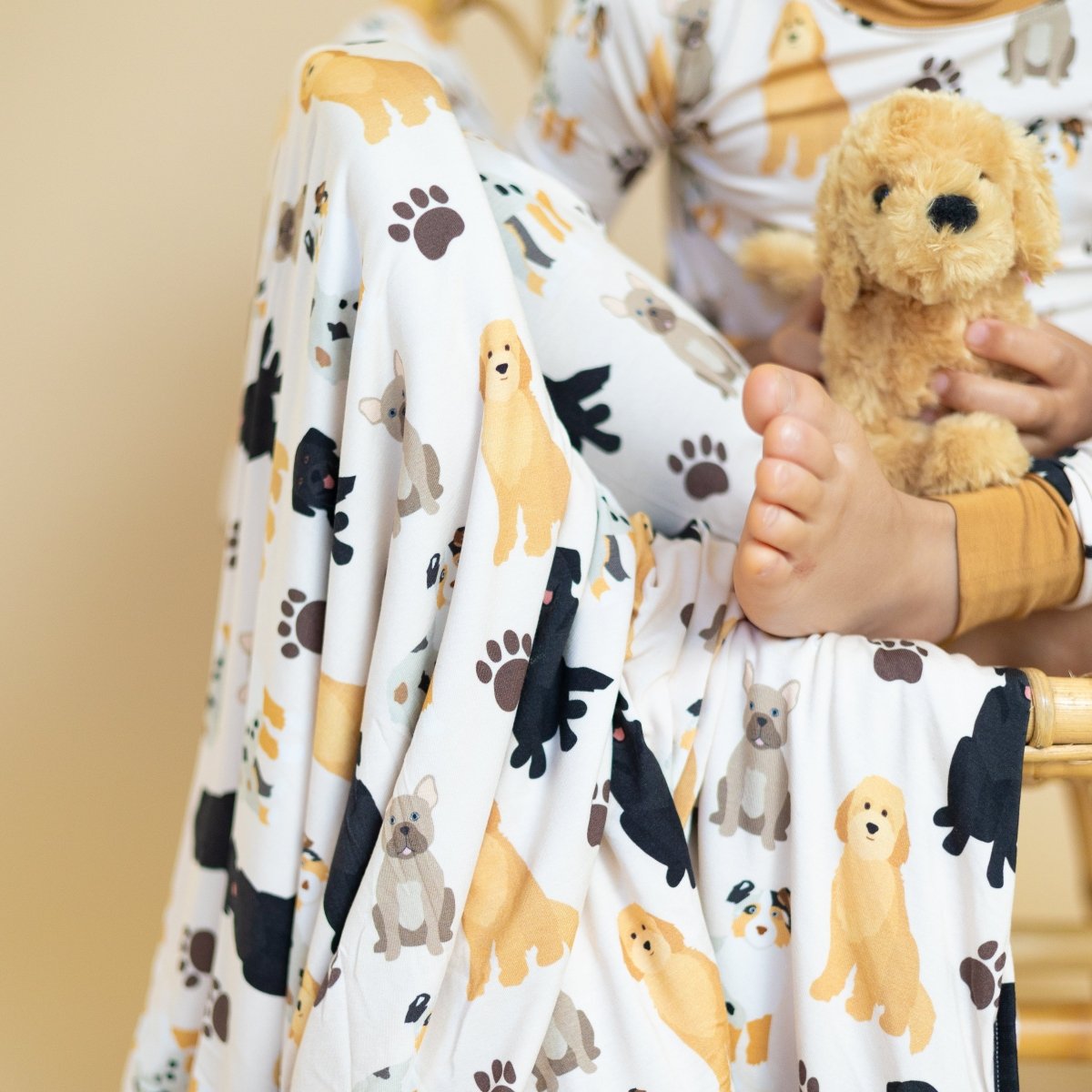 Hugga Babies Mutts About You Huggable Blanket - Everetts Place Boutique - 
