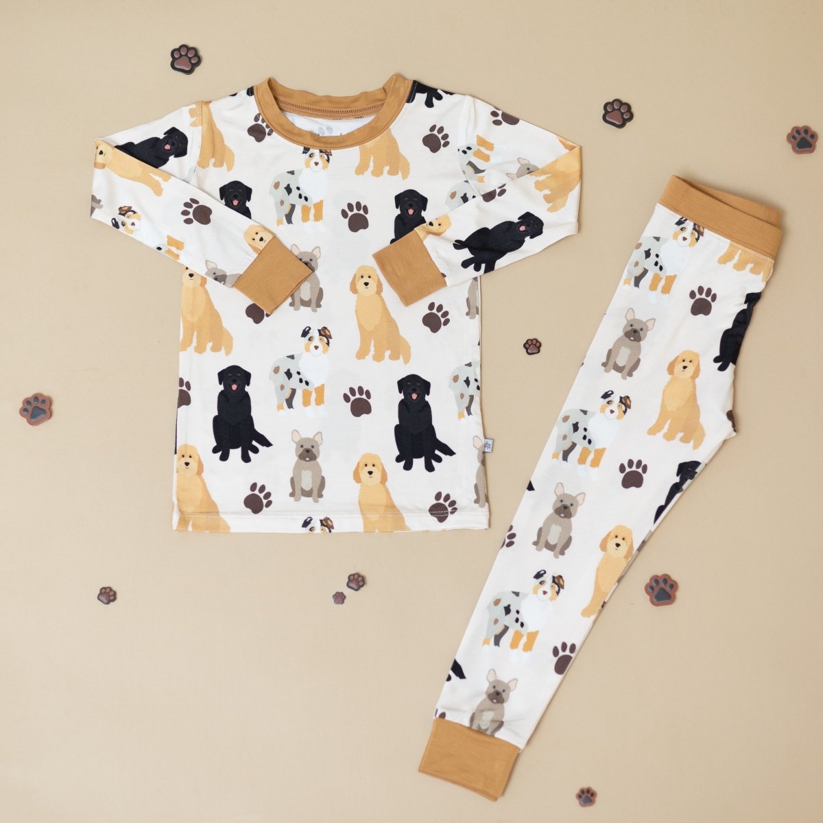 Hugga Babies Mutts About You Two - Piece Set - Everetts Place Boutique - 