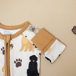 Hugga Babies Mutts About You Zipper Lounger - Everetts Place Boutique - 