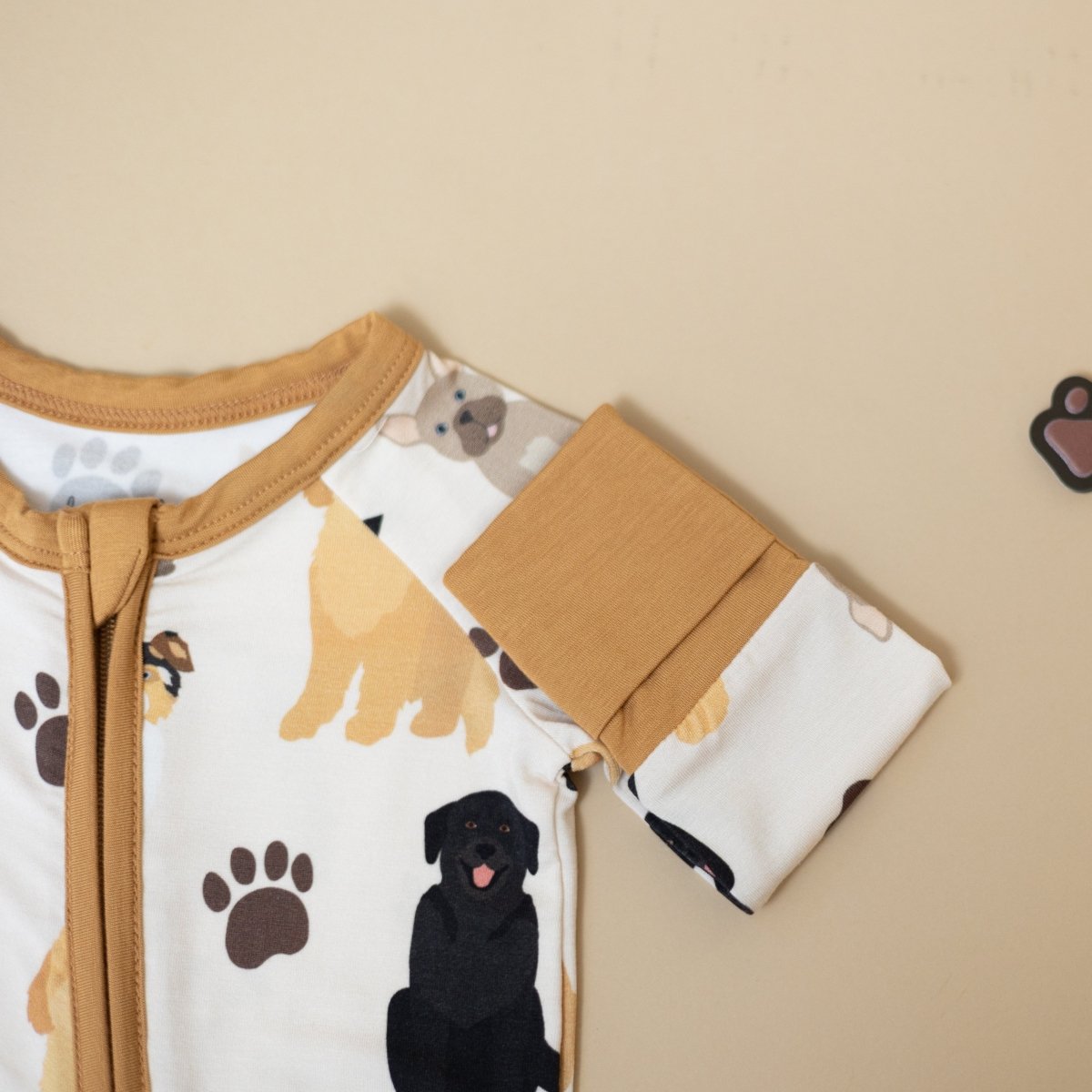 Hugga Babies Mutts About You Zipper Lounger - Everetts Place Boutique - 