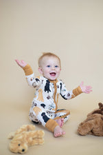 Hugga Babies Mutts About You Zipper Lounger - Everetts Place Boutique - 