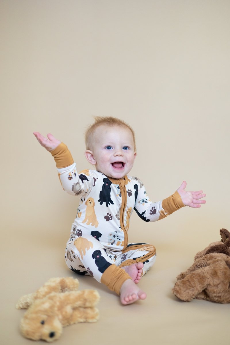 Hugga Babies Mutts About You Zipper Lounger - Everetts Place Boutique - 