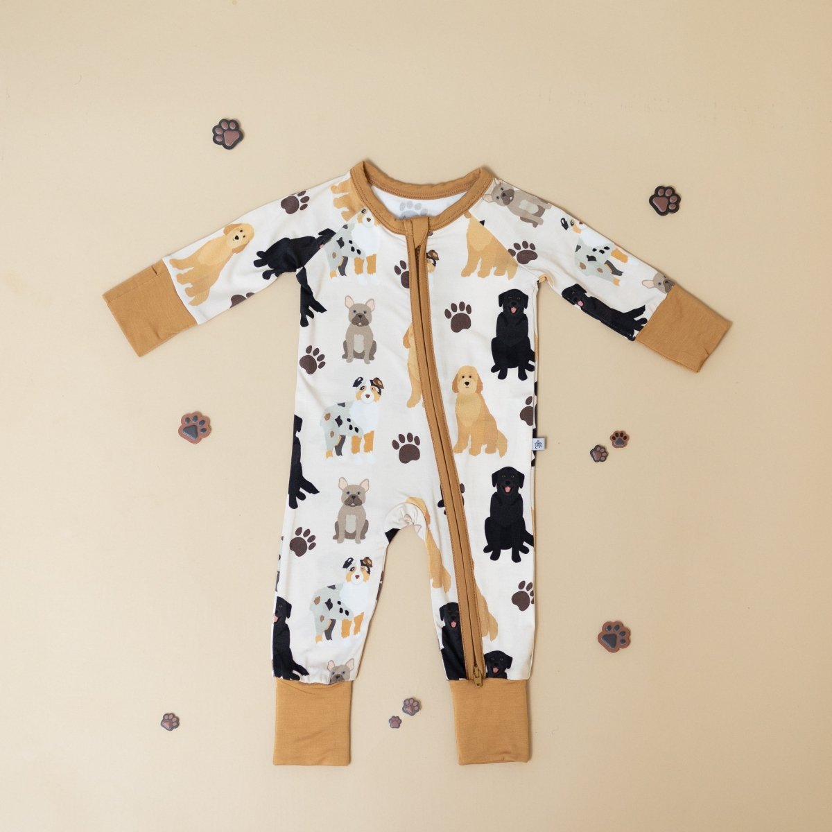 Hugga Babies Mutts About You Zipper Lounger - Everetts Place Boutique - 