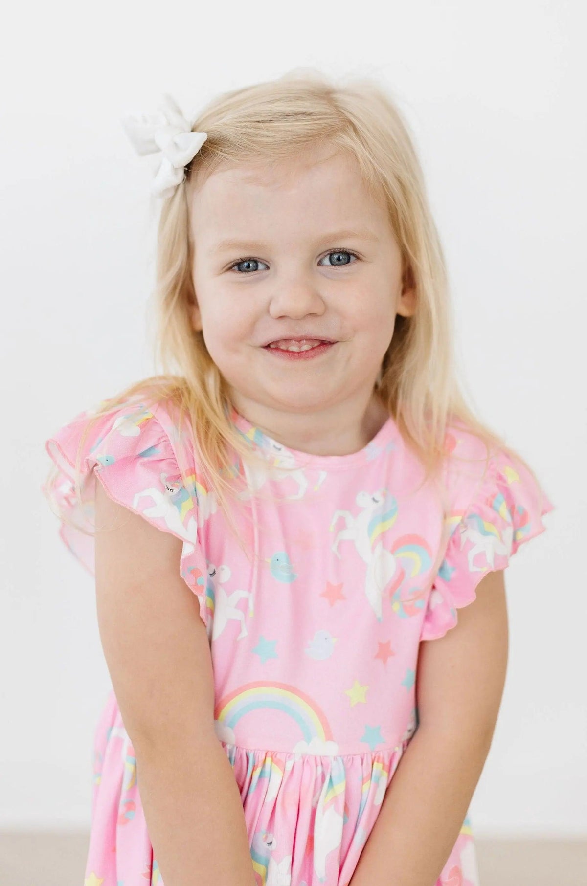 Mila & Rose ® My Little Unicorn Flutter Sleeve Twirl Dress - 