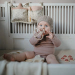 Mushie Ball Teether Made from Non-Toxic Food Grade Silicone for Babies - Baby & Toddler > Baby Health > Pacifiers & Teethers teether