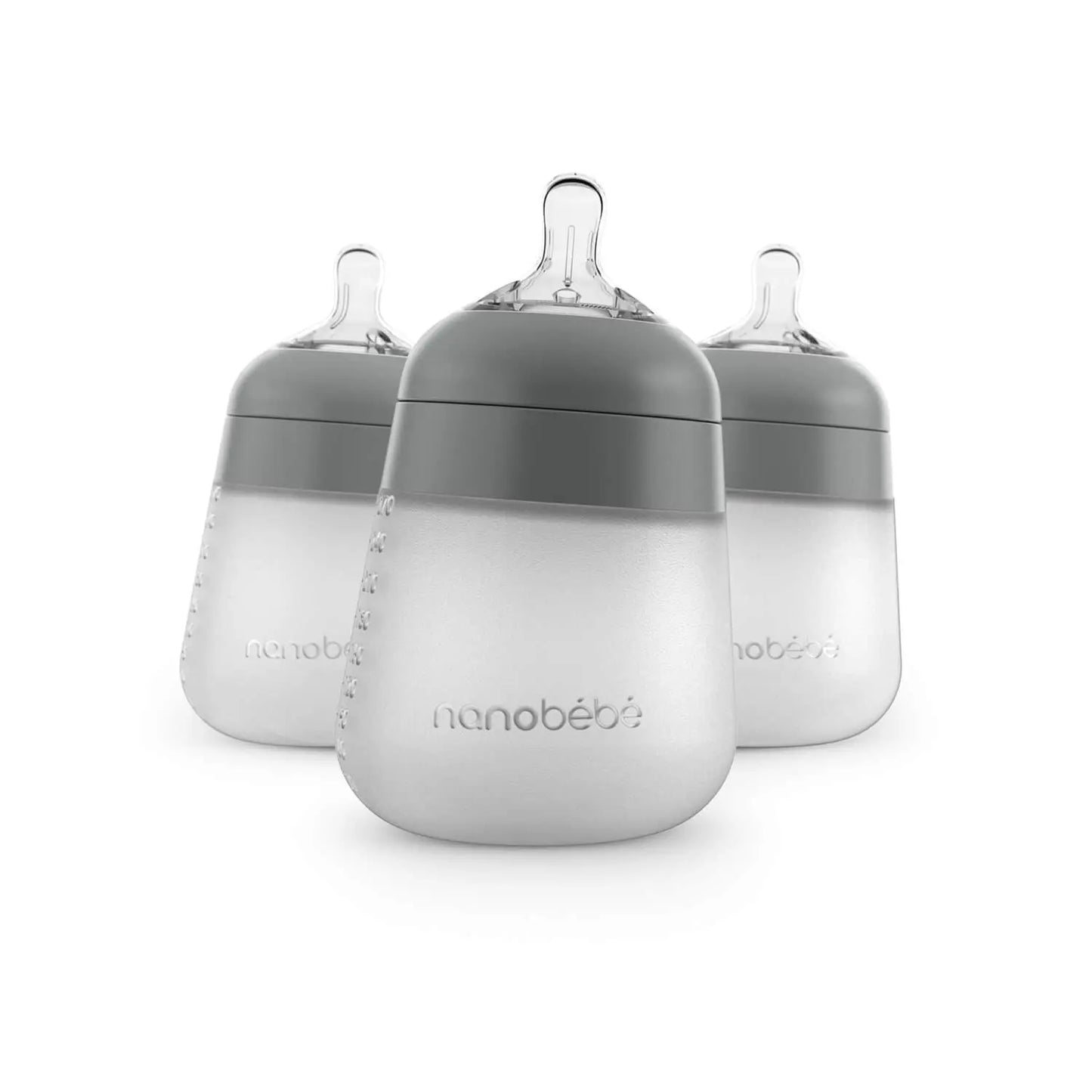 9oz Flexy Silicone Baby Bottle Nanobébé