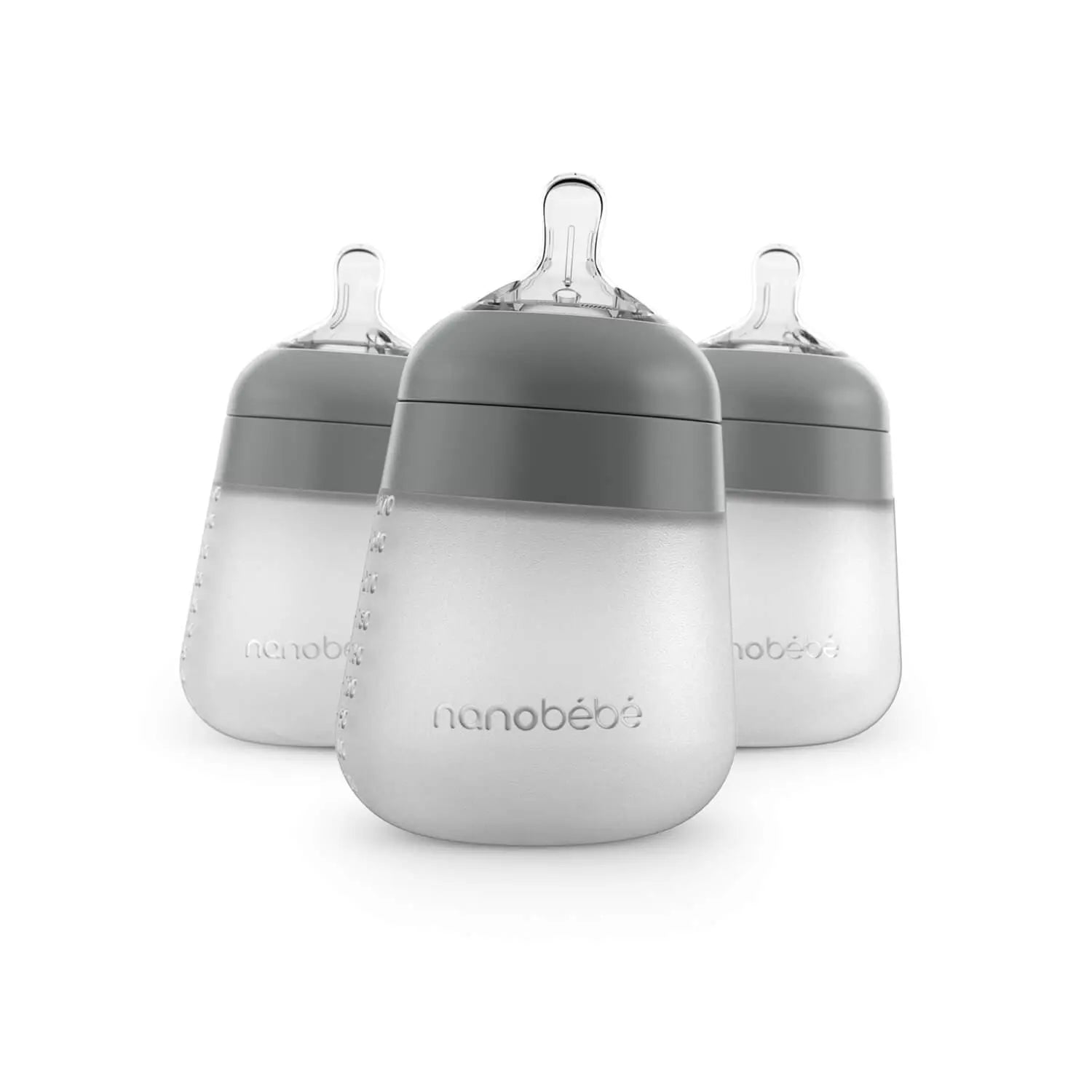 Nanobébé 9oz Flexy Silicone Baby Bottle with Anti-Colic Nipple for Growing Infants - Baby & Toddler > Nursing & Feeding > Baby Bottles > Anti Colic Bottles Baby Bottles