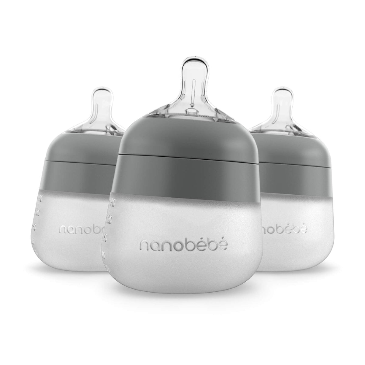 Flexy Silicone Baby Bottle 5oz by Nanobébé