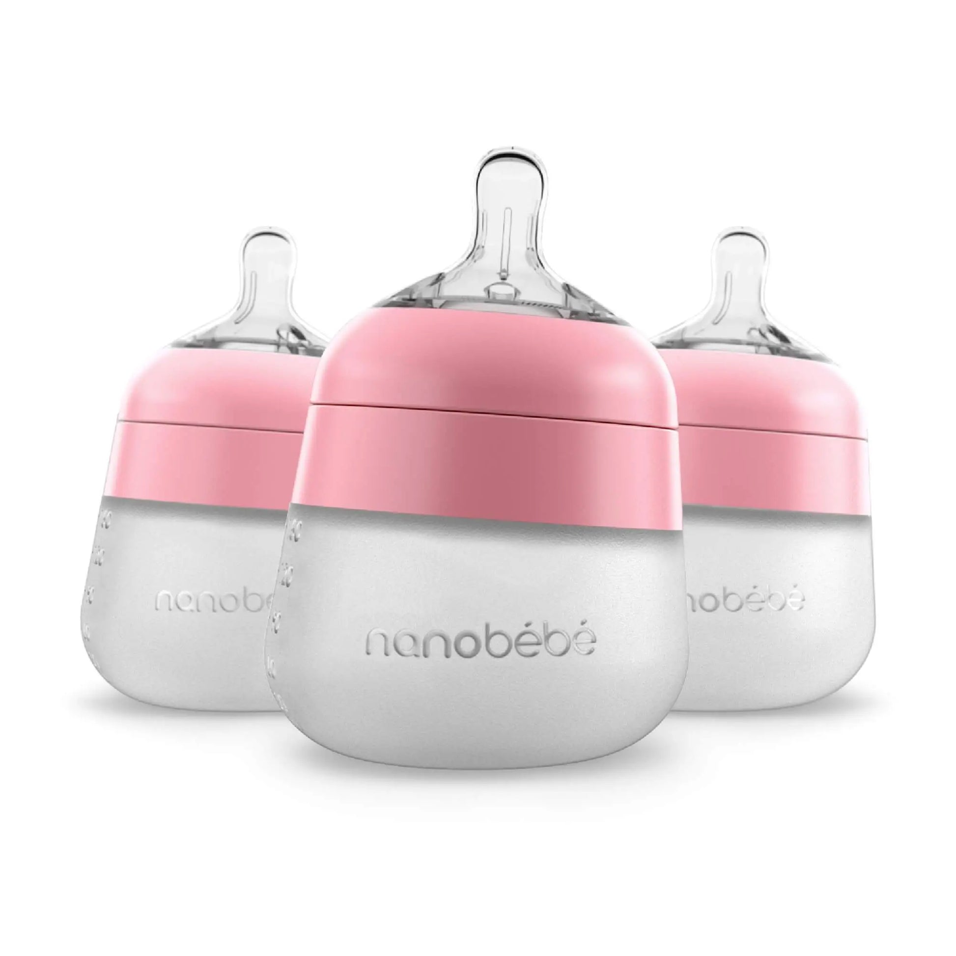 9oz Flexy Silicone Baby Bottle Nanobébé
