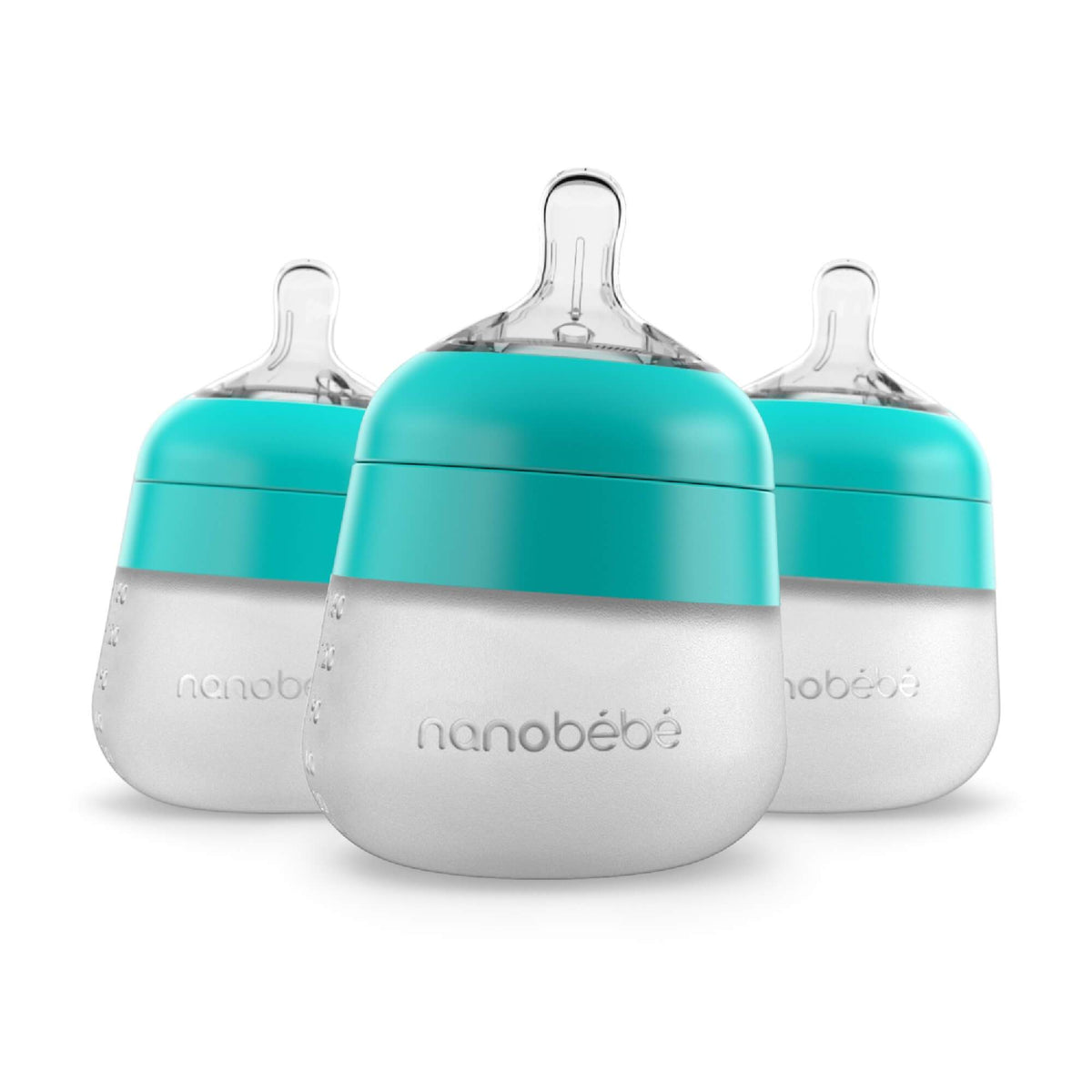Flexy Silicone Baby Bottle 5oz by Nanobébé