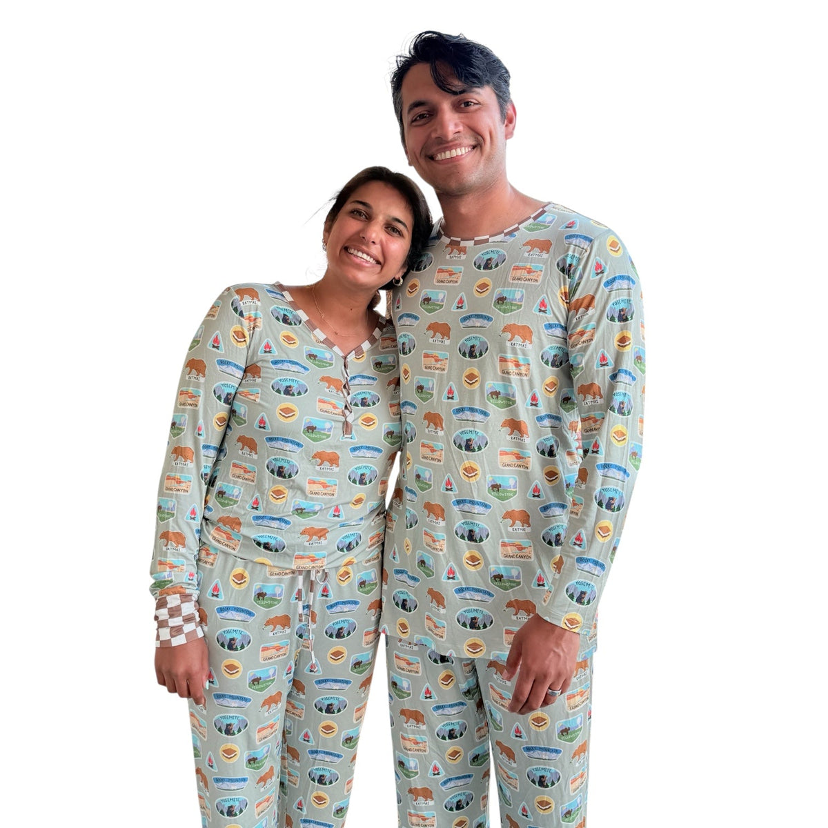 My First National Park Men’s Pajama Set | Soft Cozy Sleepwear by Rayn’s Tiny Stitches