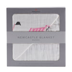 Newcastle Classics Natural Bamboo Muslin Blanket with Soft Comfort for Kids 47 x 47 Inches - 