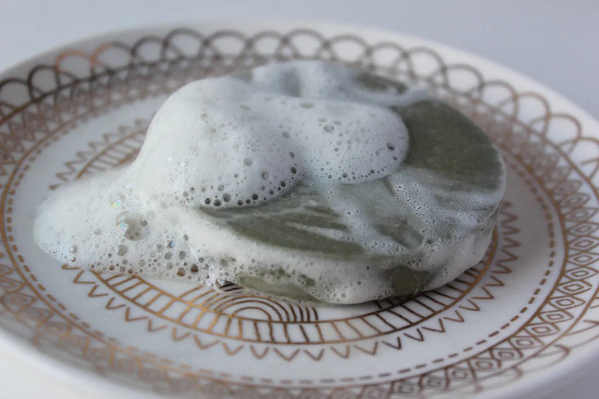 Natural Face Wash Bar with French Green Clay for All Skin Types - Everetts Place