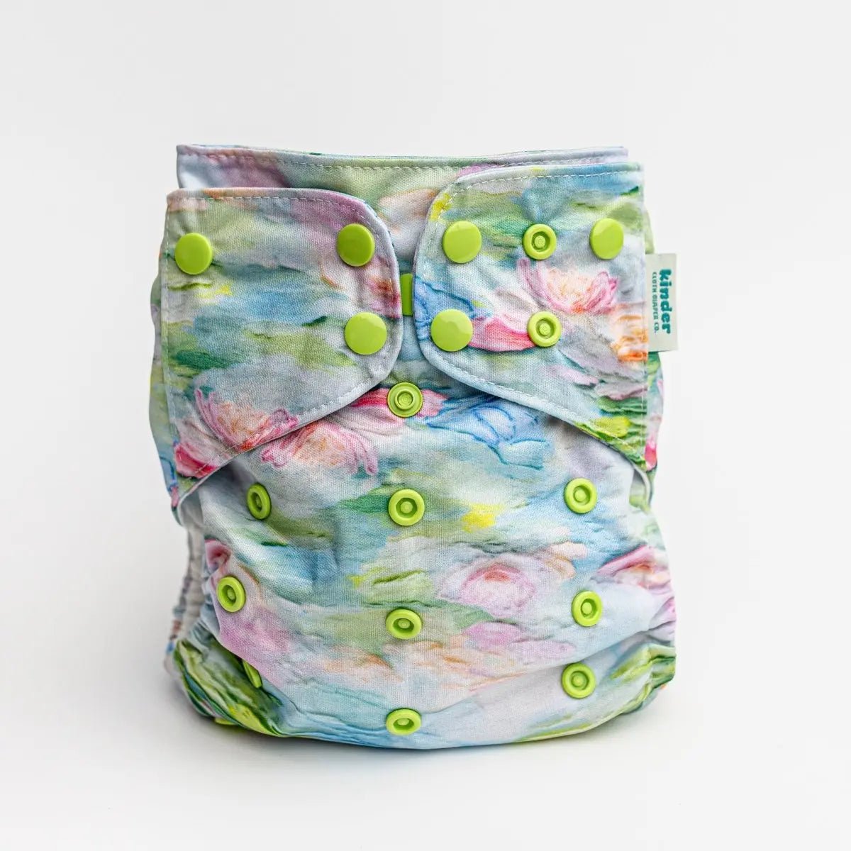 Kinder Cloth Diaper Co. Nature: Essentials Pocket Cloth Diaper with Athletic Wicking Jersey, Grows with your Baby -