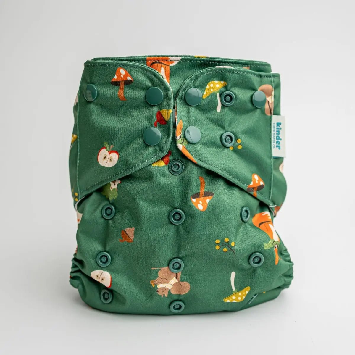 Kinder Cloth Diaper Co. Nature: Essentials Pocket Cloth Diaper with Athletic Wicking Jersey, Grows with your Baby -