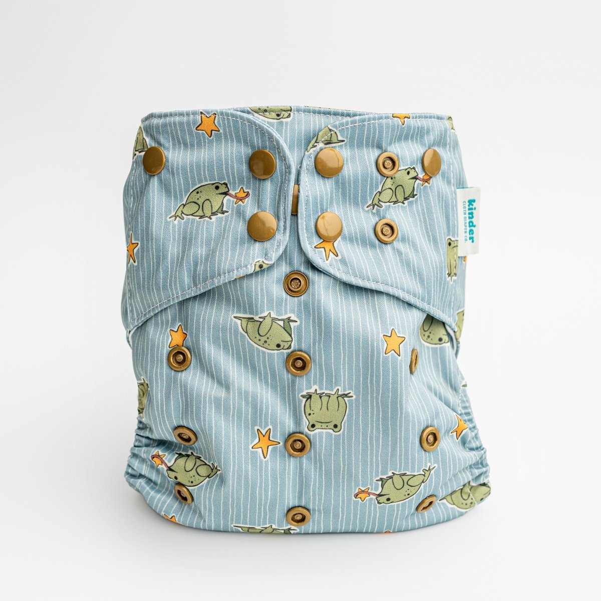 Kinder Cloth Diaper Co. Nature: Essentials Pocket Cloth Diaper with Athletic Wicking Jersey, Grows with your Baby