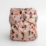 Kinder Cloth Diaper Co. Nature: Essentials Pocket Cloth Diaper with Athletic Wicking Jersey, Grows with your Baby -