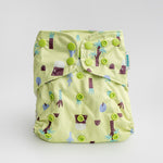 Kinder Cloth Diaper Co. Nature: Essentials Pocket Cloth Diaper with Athletic Wicking Jersey, Grows with your Baby -