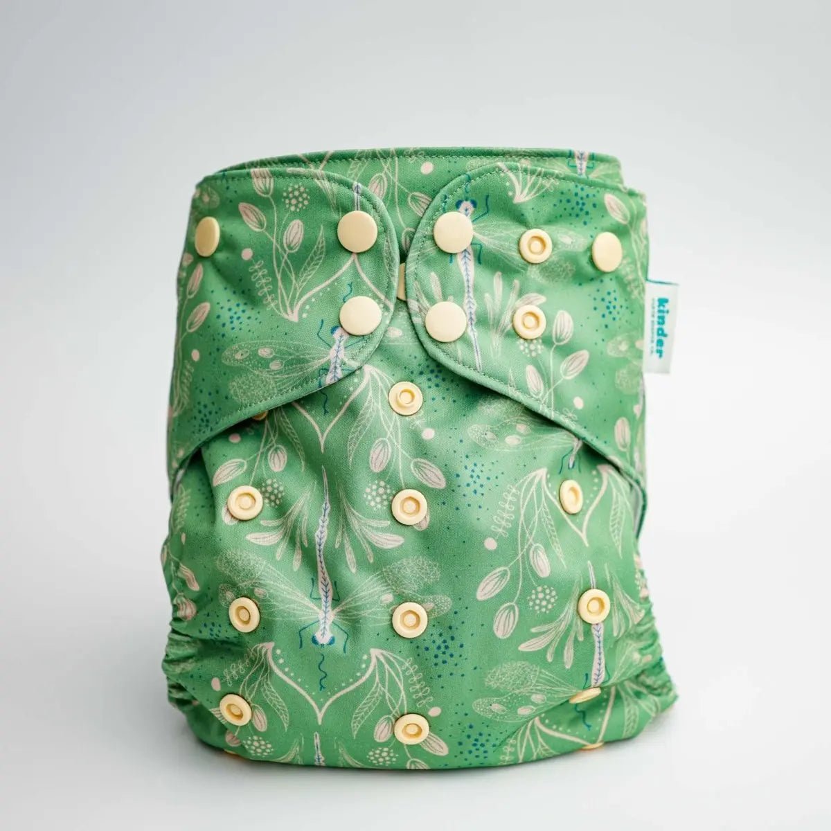 Kinder Cloth Diaper Co. Nature: Essentials Pocket Cloth Diaper with Athletic Wicking Jersey, Grows with your Baby -
