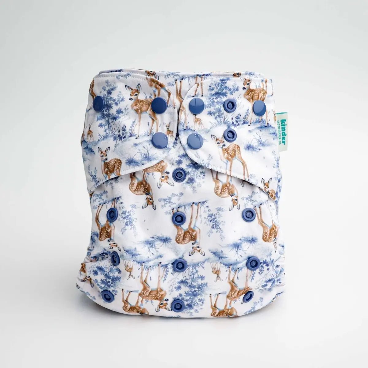 Kinder Cloth Diaper Co. Nature: Essentials Pocket Cloth Diaper with Athletic Wicking Jersey, Grows with your Baby -
