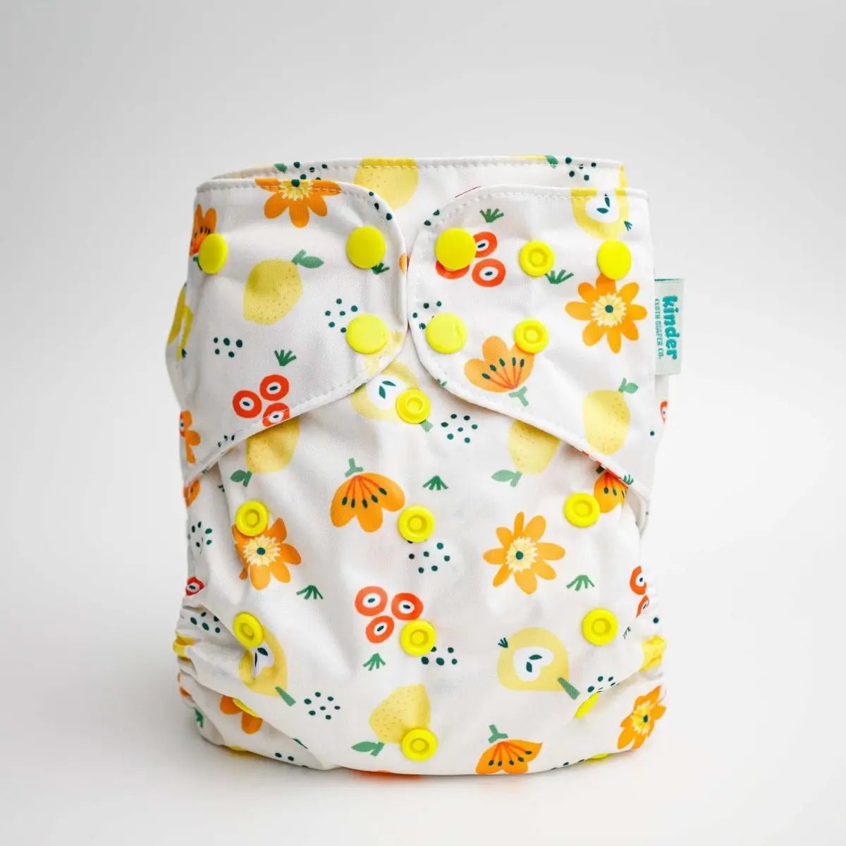 Kinder Cloth Diaper Co. Nature: Essentials Pocket Cloth Diaper with Athletic Wicking Jersey, Grows with your Baby -