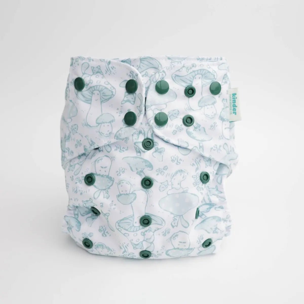 Kinder Cloth Diaper Co. Nature: Essentials Pocket Cloth Diaper with Athletic Wicking Jersey, Grows with your Baby -