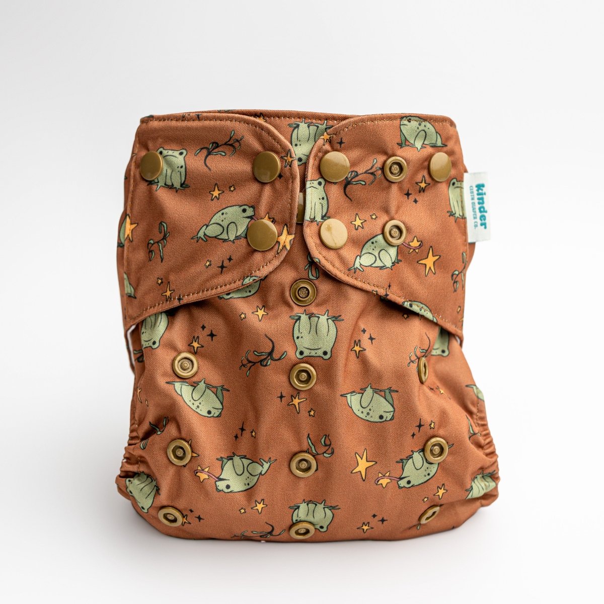 Kinder Cloth Diaper Co. Nature: Essentials Pocket Cloth Diaper with Athletic Wicking Jersey, Grows with your Baby
