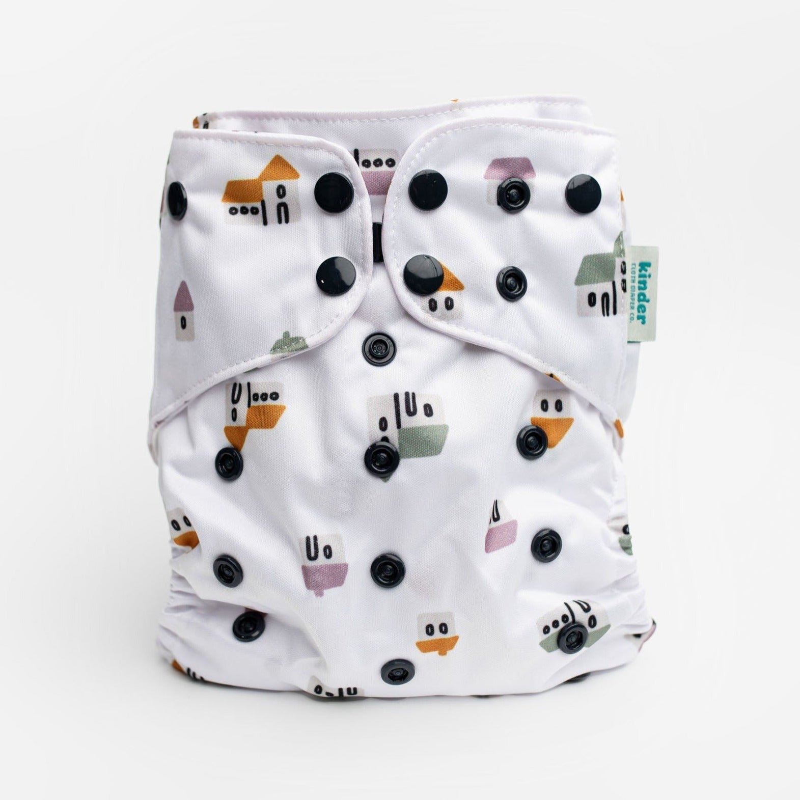 Kinder Cloth Diaper Co. Nature: Essentials Pocket Cloth Diaper with Athletic Wicking Jersey, Grows with your Baby -