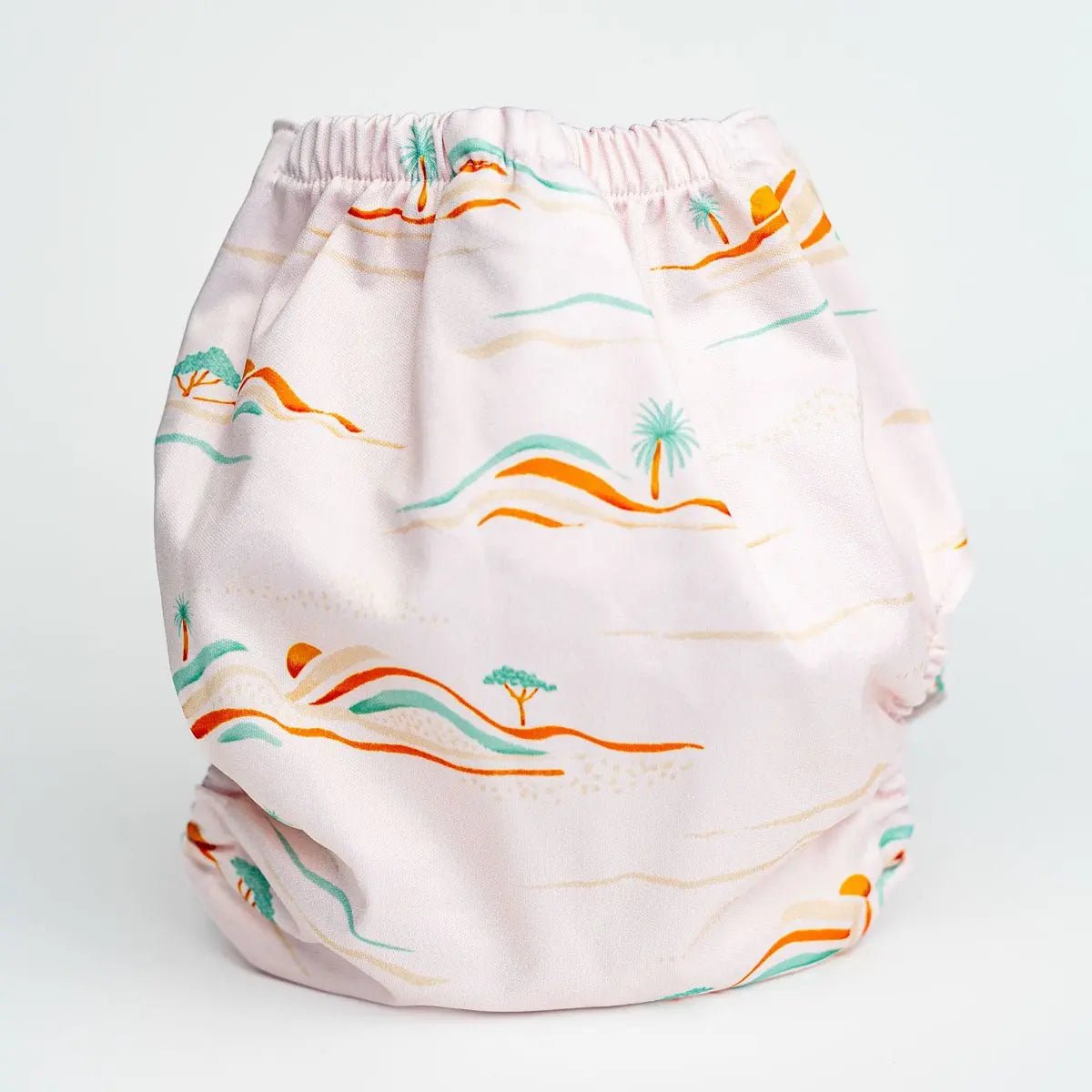 Kinder Cloth Diaper Co. Nature: Essentials Pocket Cloth Diaper with Athletic Wicking Jersey, Grows with your Baby -