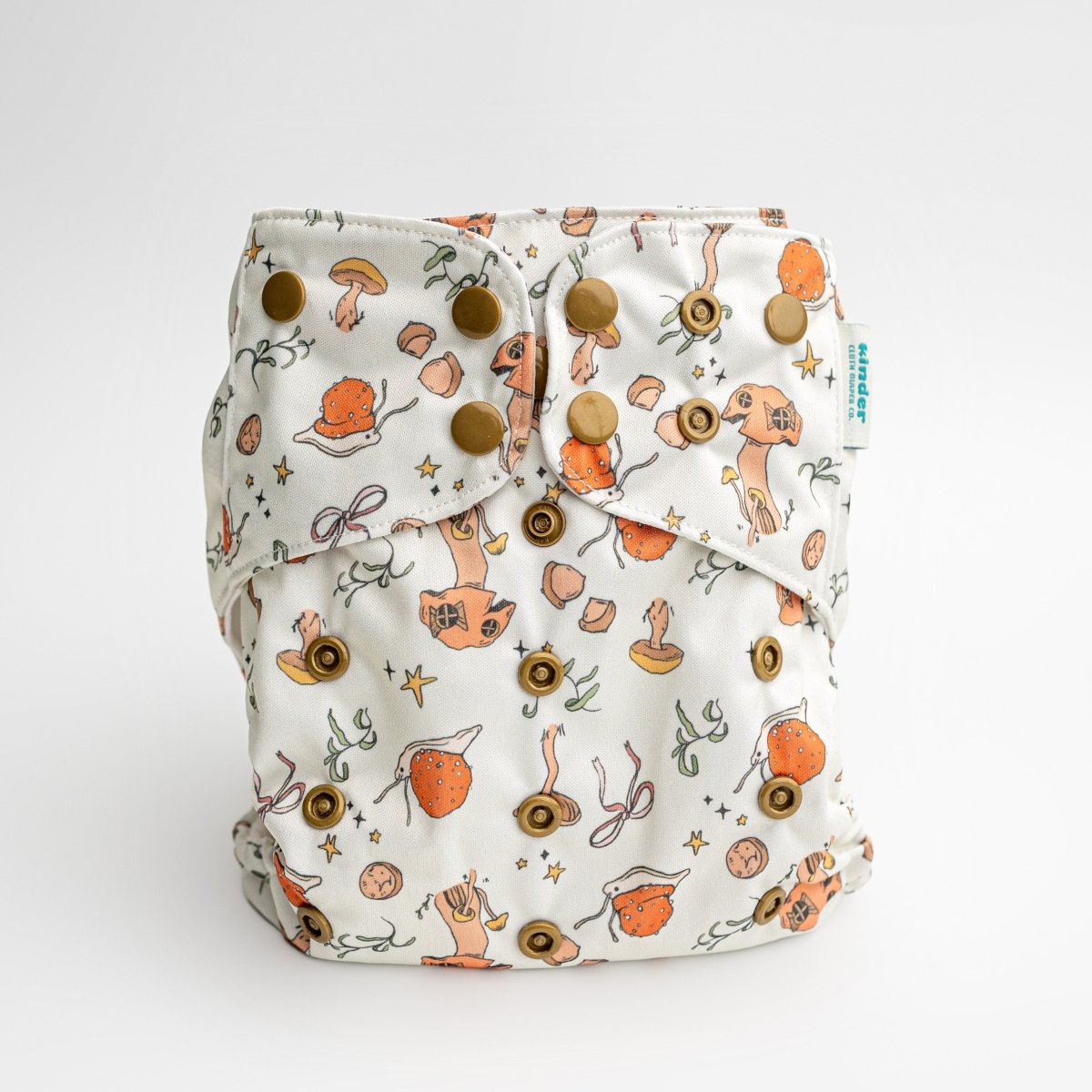 Kinder Cloth Diaper Co. Nature: Essentials Pocket Cloth Diaper with Athletic Wicking Jersey, Grows with your Baby