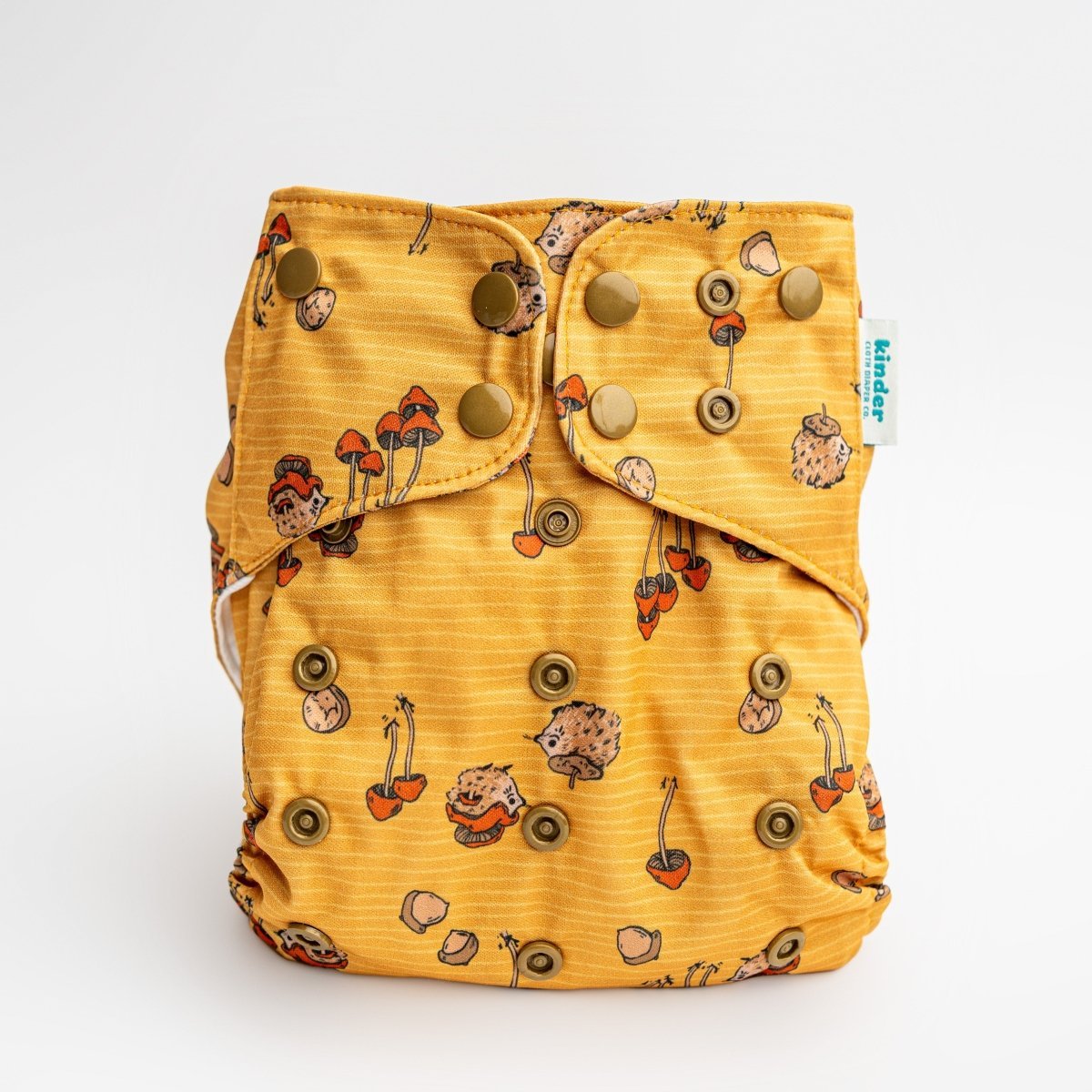 Kinder Cloth Diaper Co. Nature: Essentials Pocket Cloth Diaper with Athletic Wicking Jersey, Grows with your Baby