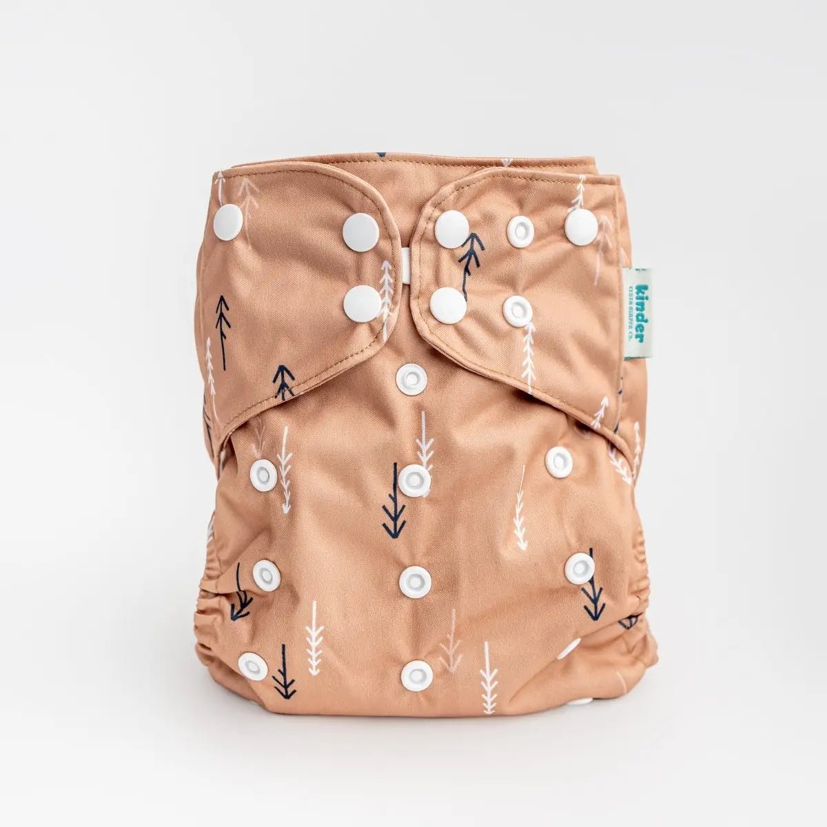 Kinder Cloth Diaper Co. Nature: Essentials Pocket Cloth Diaper with Athletic Wicking Jersey, Grows with your Baby -