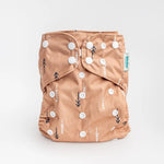 Kinder Cloth Diaper Co. Nature: Essentials Pocket Cloth Diaper with Athletic Wicking Jersey, Grows with your Baby -