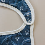Mebie Baby Navy Berry Classic Muslin Bib - 